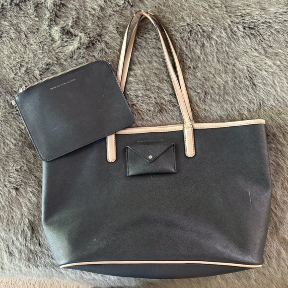 Women Bags Marc Jacobs Metropolitote Leather Tote Bag Black - Picture 9 of 9